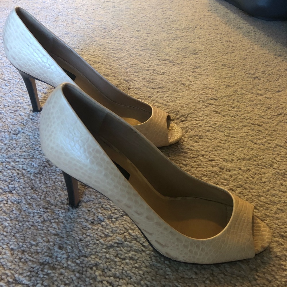 Blush/nude heels
